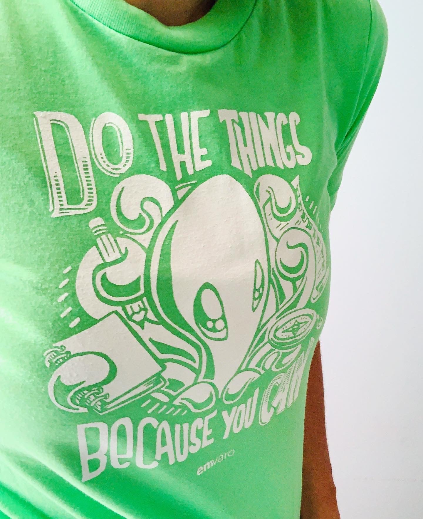 T-shirt: Because You Can - Zeek the Octopus