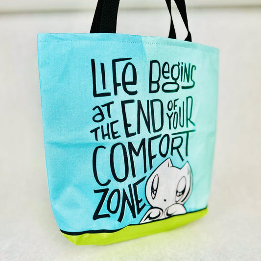 Tote Bag: Comfort Zone - Skoshie the Cat